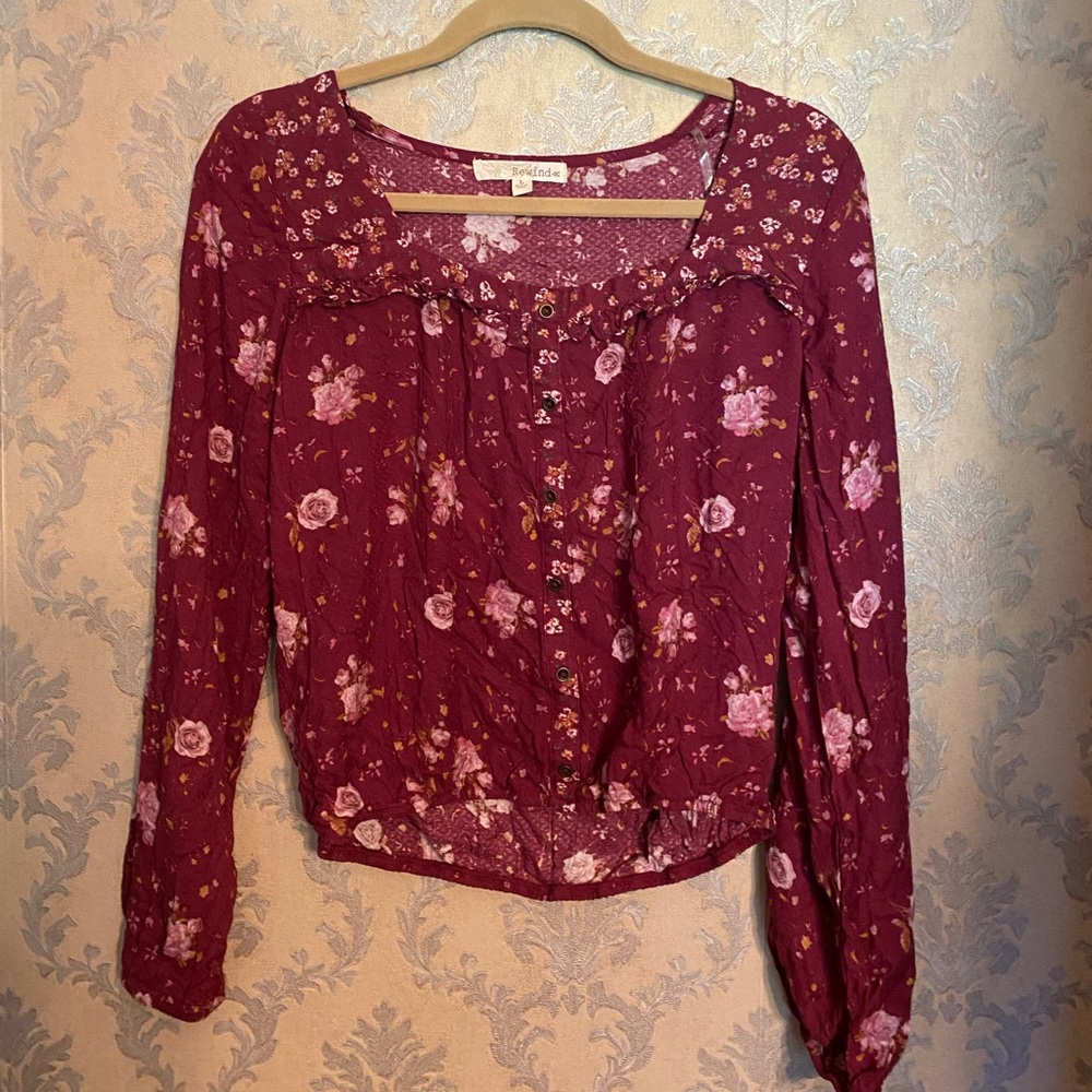 NWT Rewind Floral Top